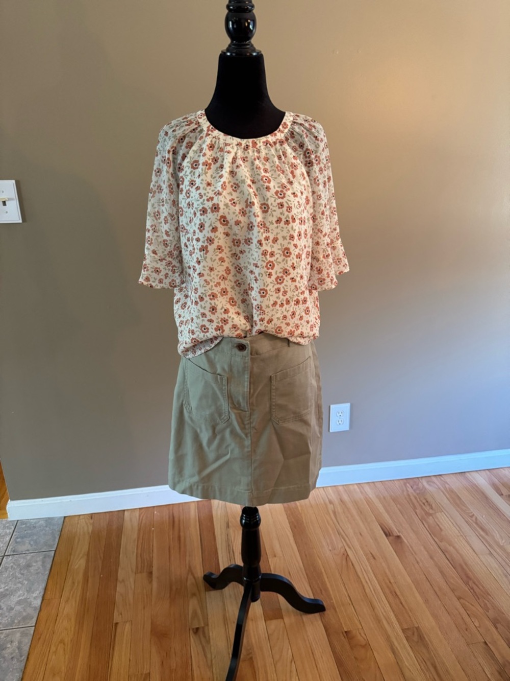 LOFT Light Sage Utility Jacket